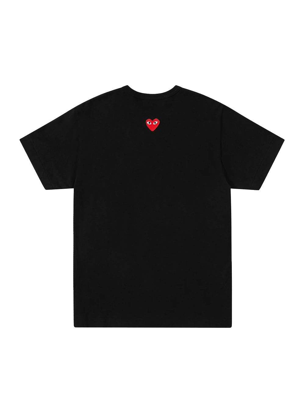 Unisex Reverse Red Heart T-Shirt (Black)