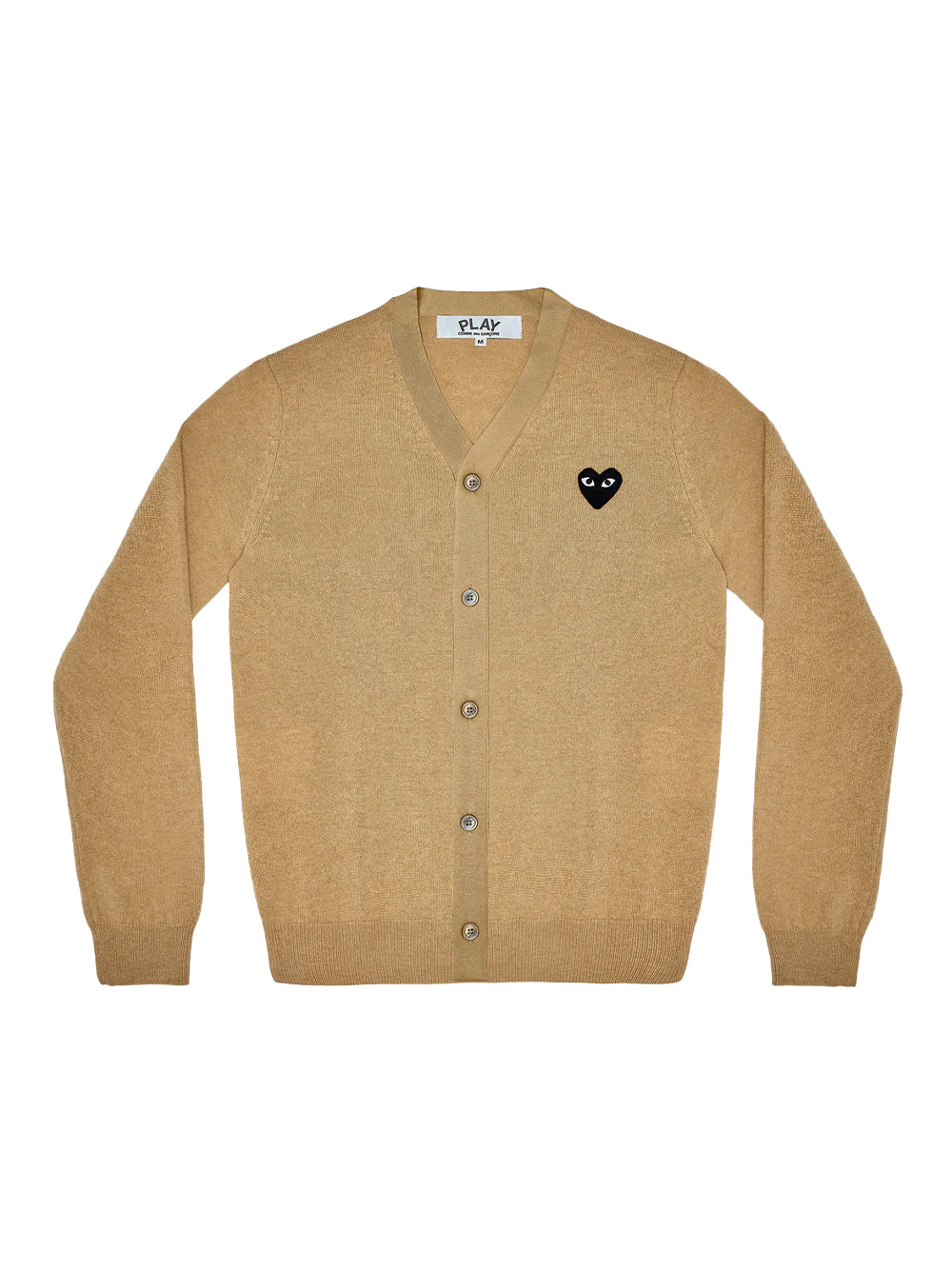 Unisex V-Neck Cardigan (Camel)