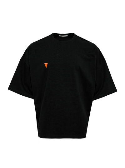 Triangle 'V' T-Shirt Black