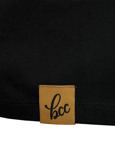 Triangle 'V' T-Shirt Black