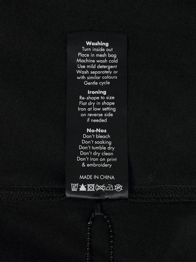 Triangle 'V' T-Shirt Black