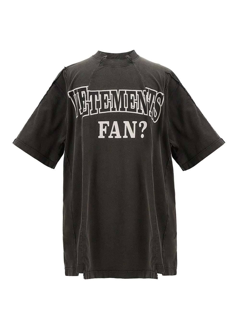 Fan Deconstructed T-Shirt (Washed Black)