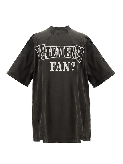 Fan Deconstructed T-Shirt (Washed Black)