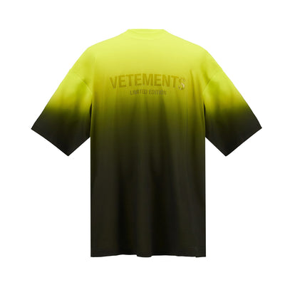 VETEMENTS  Gradient Logo Limited Edition (Neon Yellow)