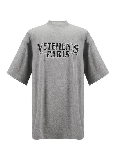 Paris Logo T-shirt (Grey Melange)