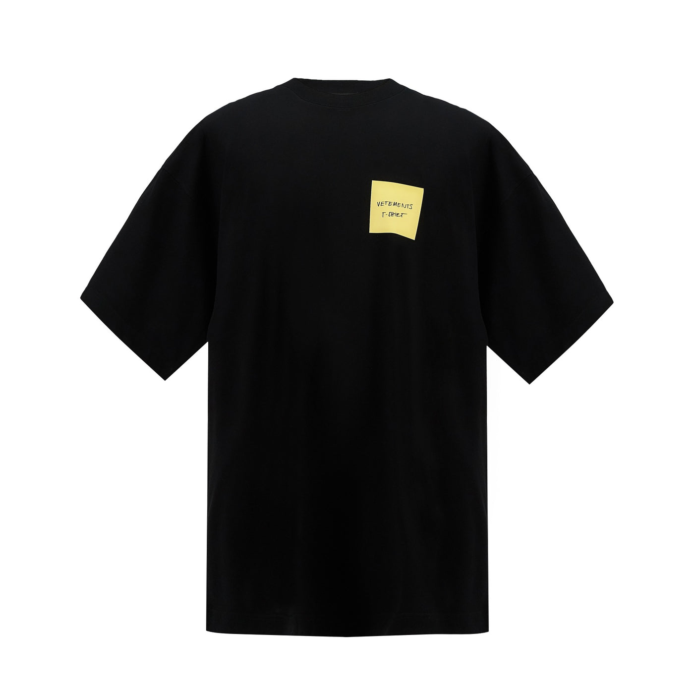VETEMENTS Sticker Logo T-shirt (Black)