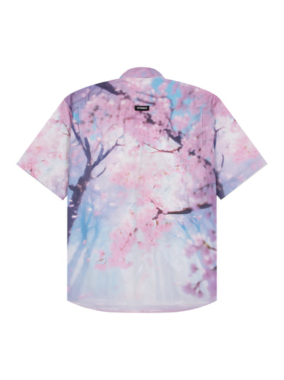 Anime Short Sleeve Shirt (Blue)