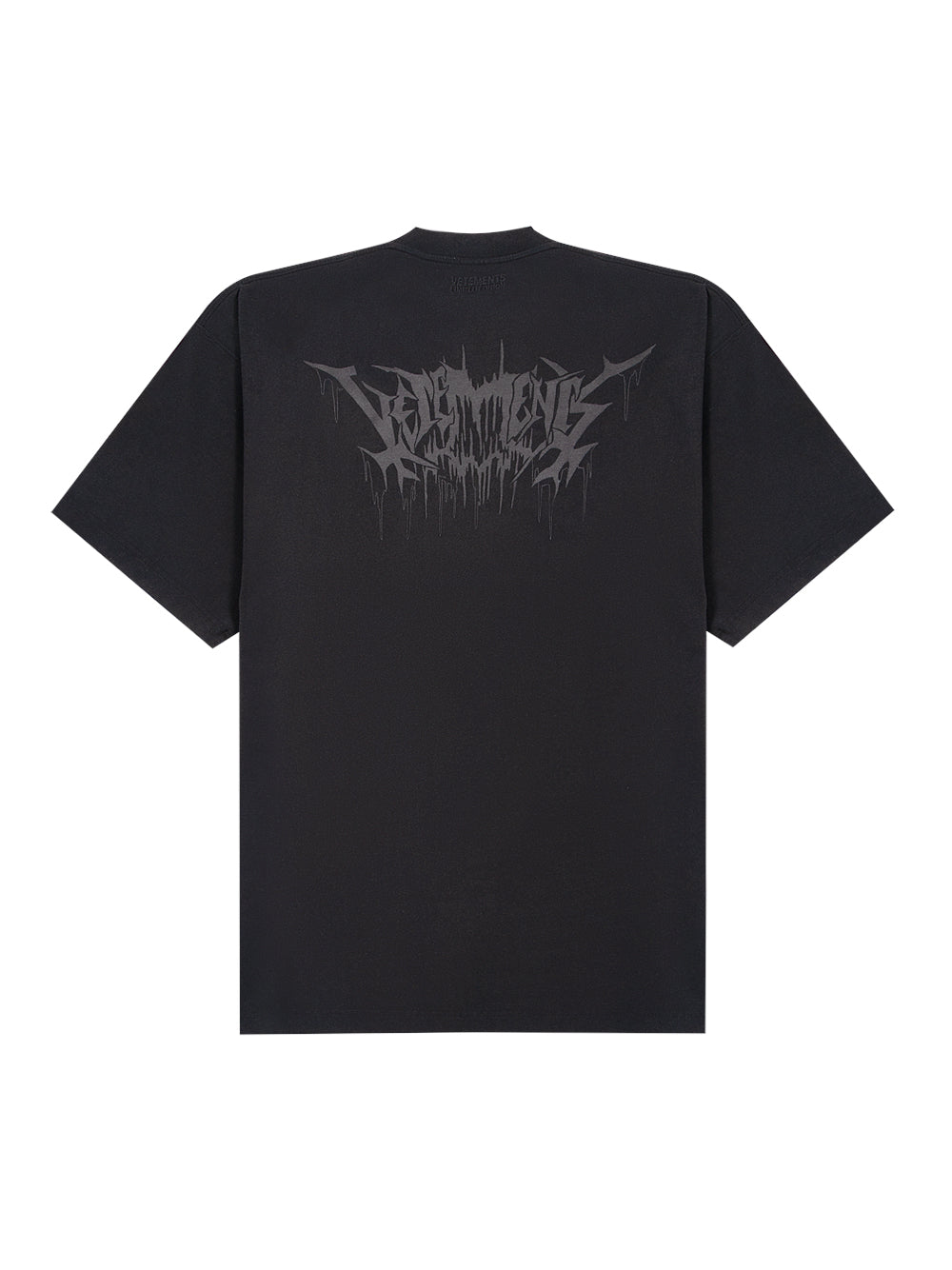 Black Skull Metal T-Shirt (Black)