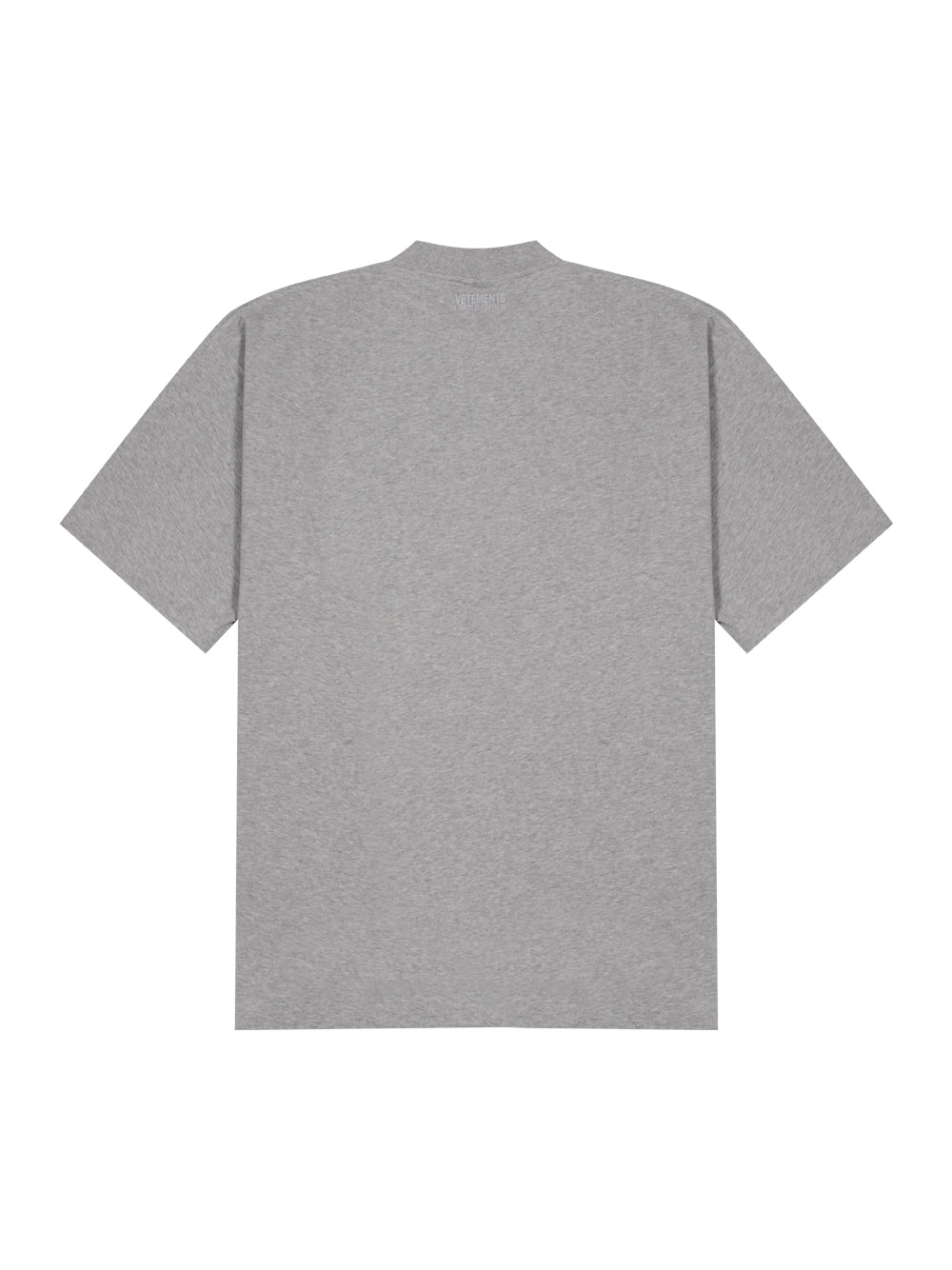 Illusion with Textured Logo T-shirt (Grey Melange)