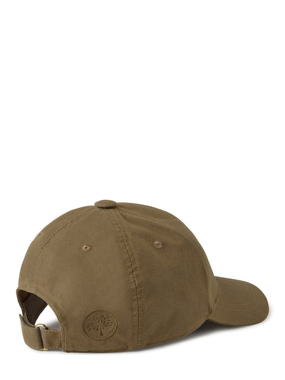 Waxed Baseball Cap (Dark Moss)
