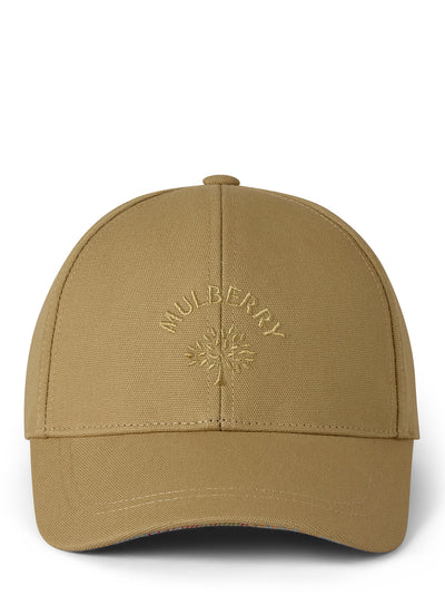 Check Lined Baseball Caps Camel