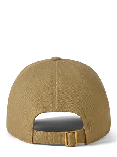 Check Lined Baseball Caps Camel