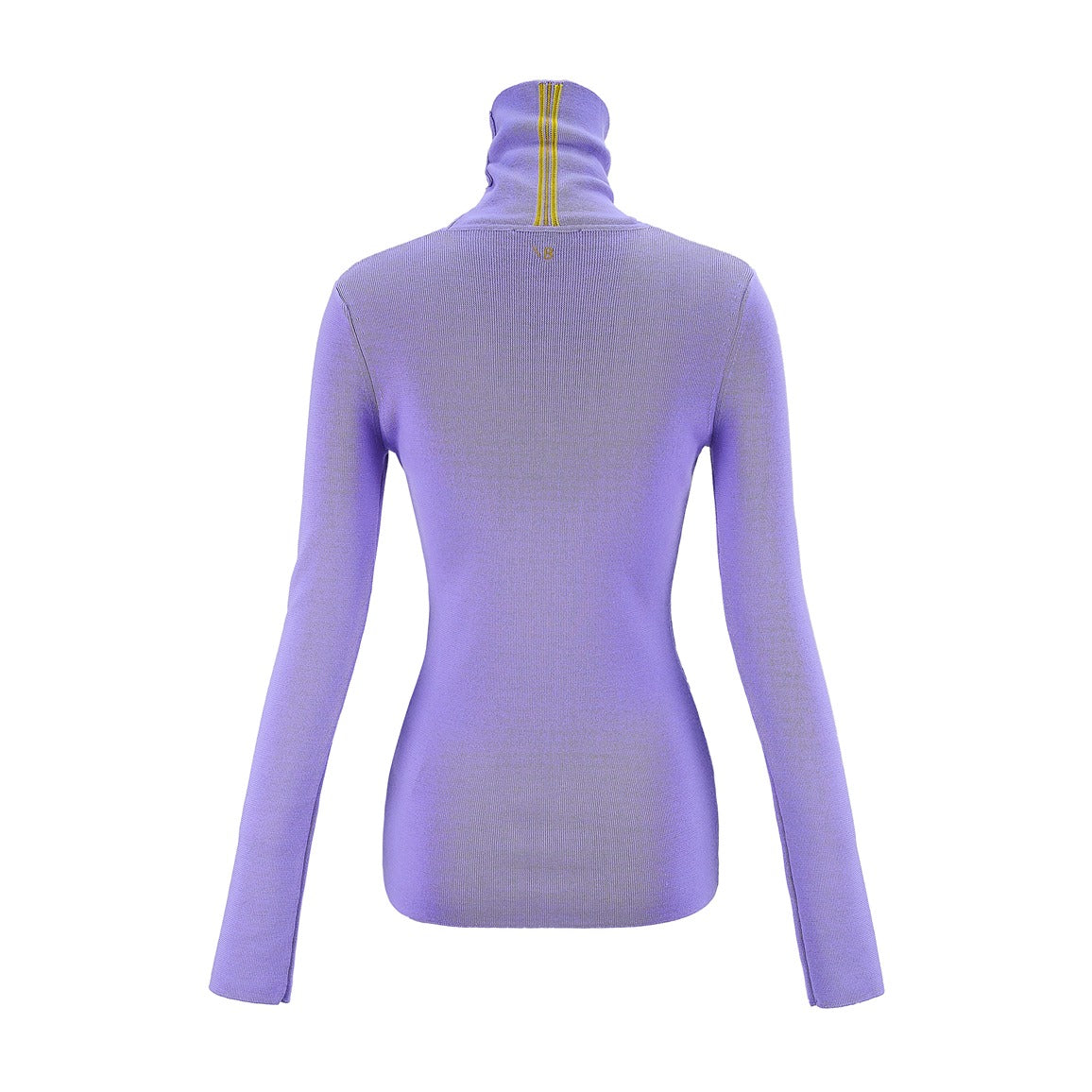 Polo Neck Jumper (Lilac)