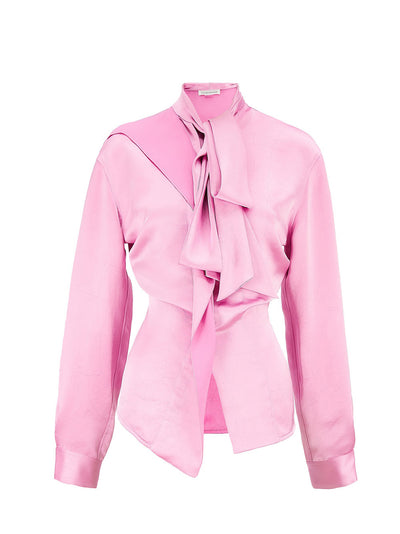 Scarf Neck Blouse (Rose)