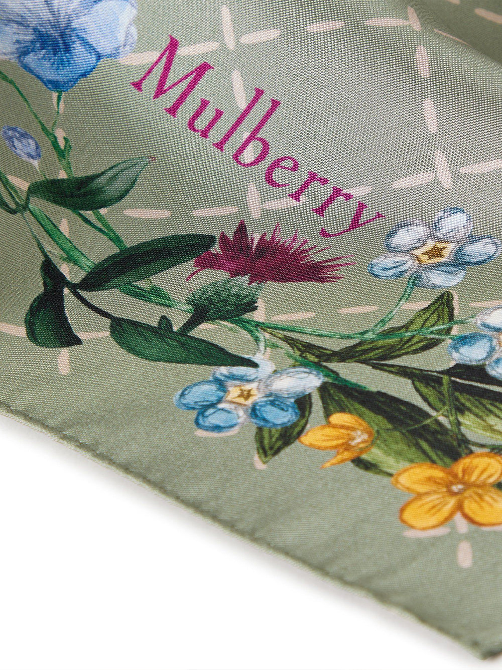 Wild Floral Square (Linen Green)