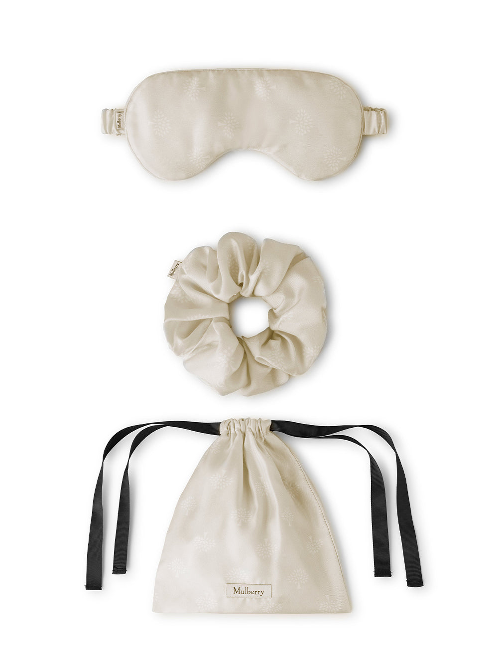 Travel Set Eggshell Silk Twill