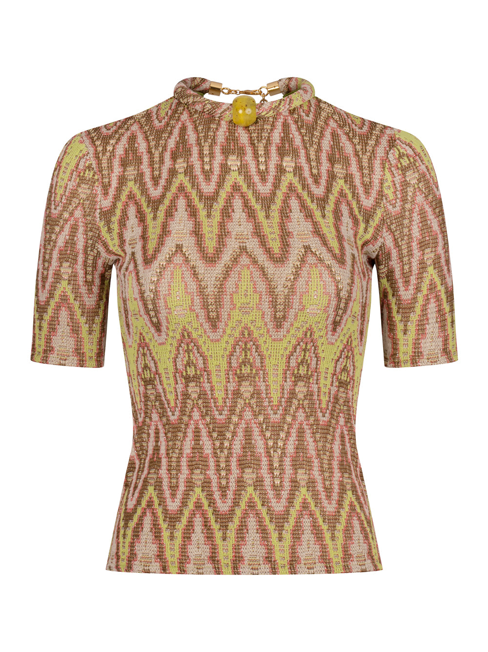 Varinia T-shirt (Zigzag Neon)