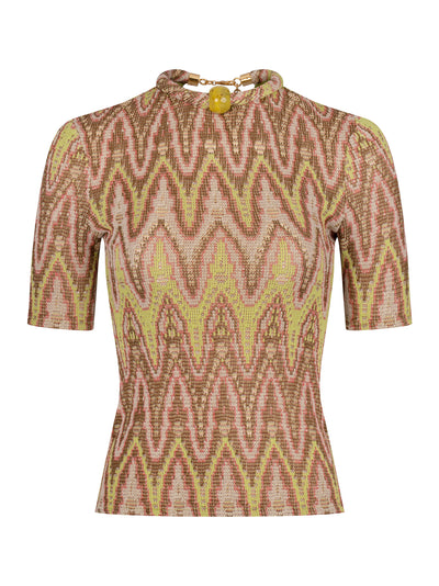 Varinia T-shirt (Zigzag Neon)