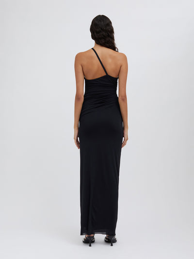 Venus Single Strap Cami Dress (Black)