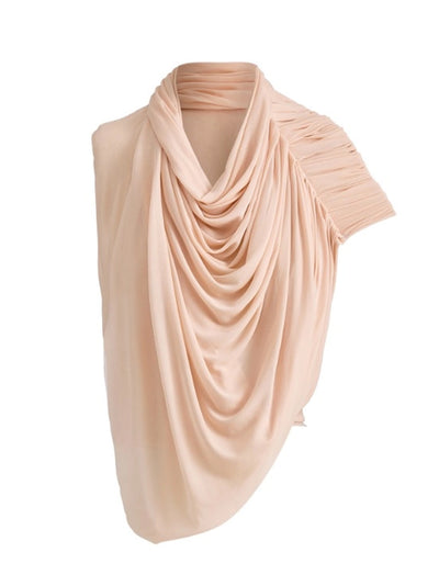 Vesta Drape Top (Nude Peach)