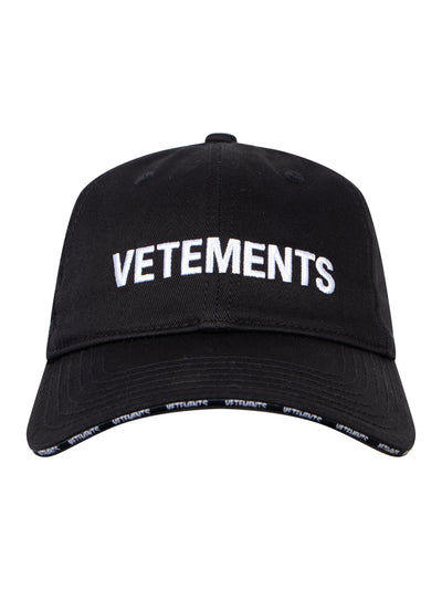 Vetements Logo Cap (Black)