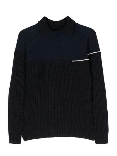 Collar Detail Jumper Navy