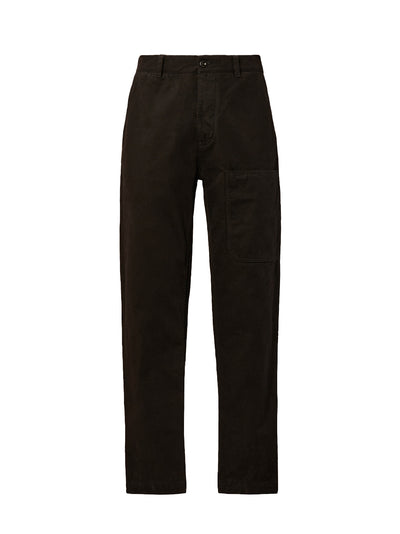 Vintage Army Structure Cargo Pants (Black)