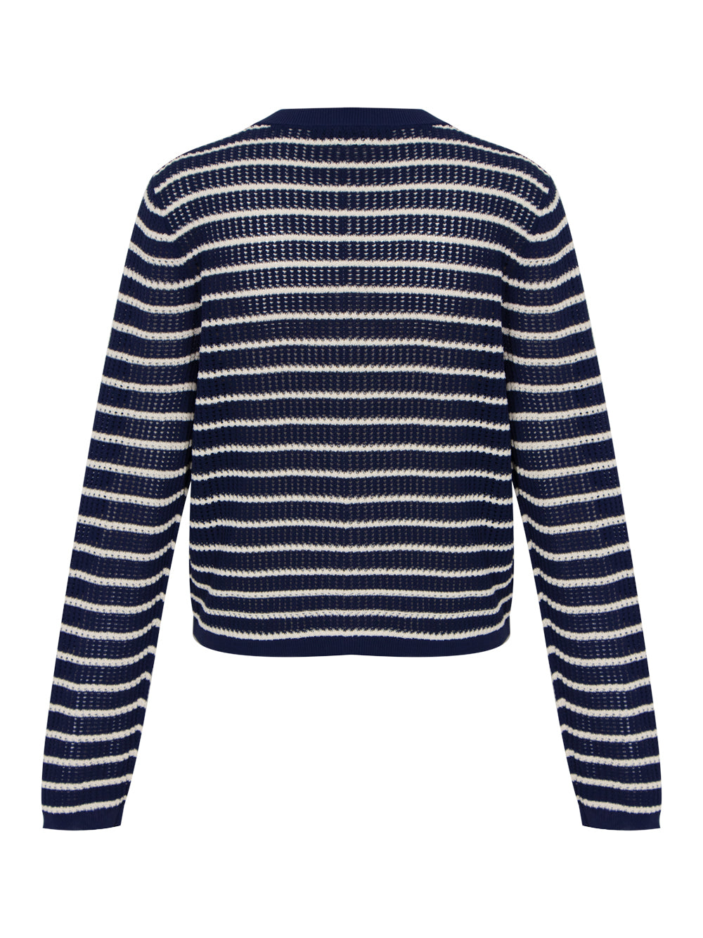 Viola Stripe Cardigan (Indigo Multi)