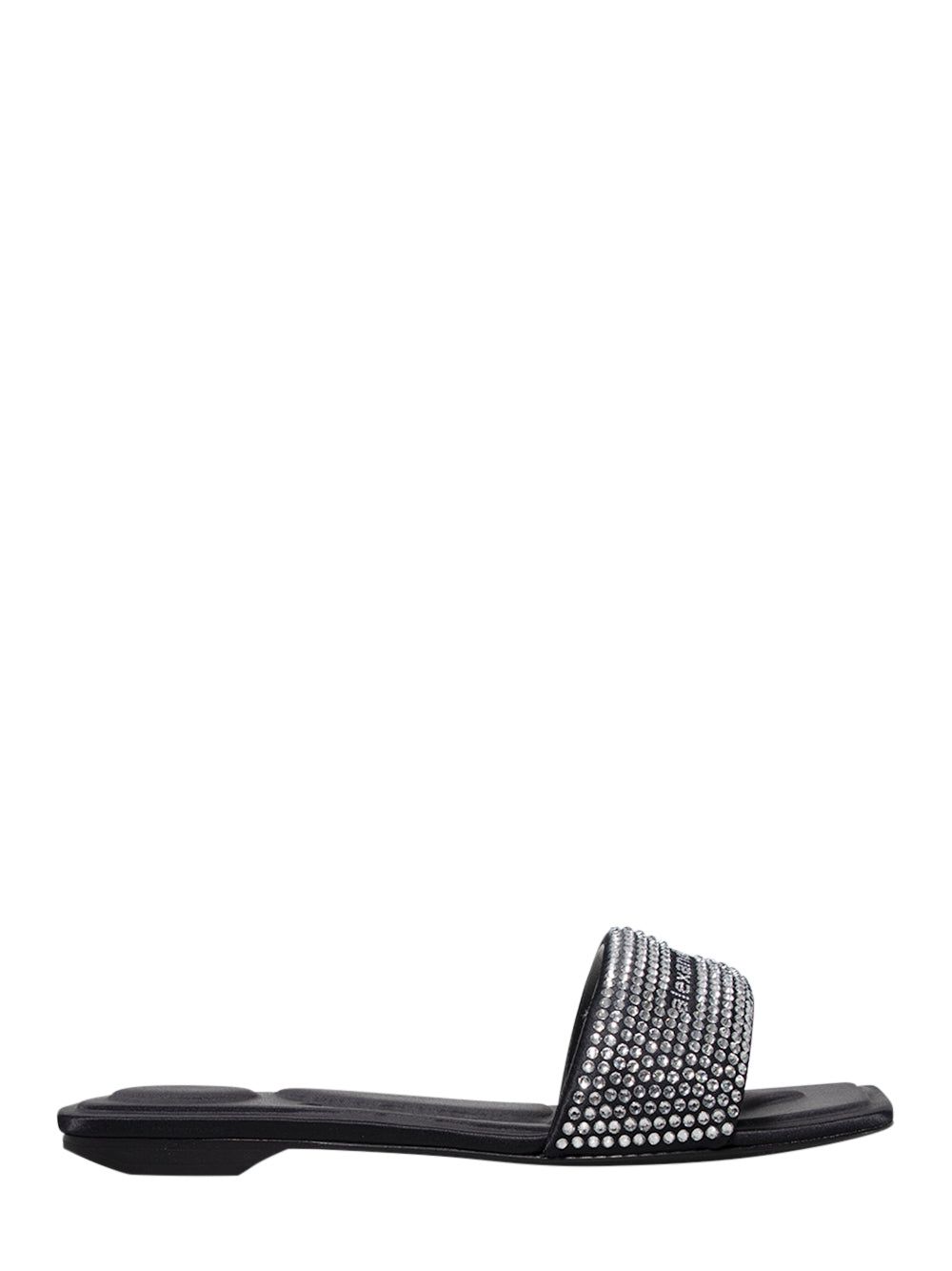 Vy Flat Sandal (Black/Silver)