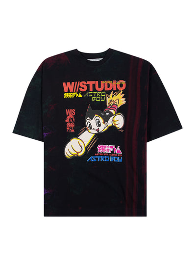 Oversize T-shirt Astroboy Fly (Black)