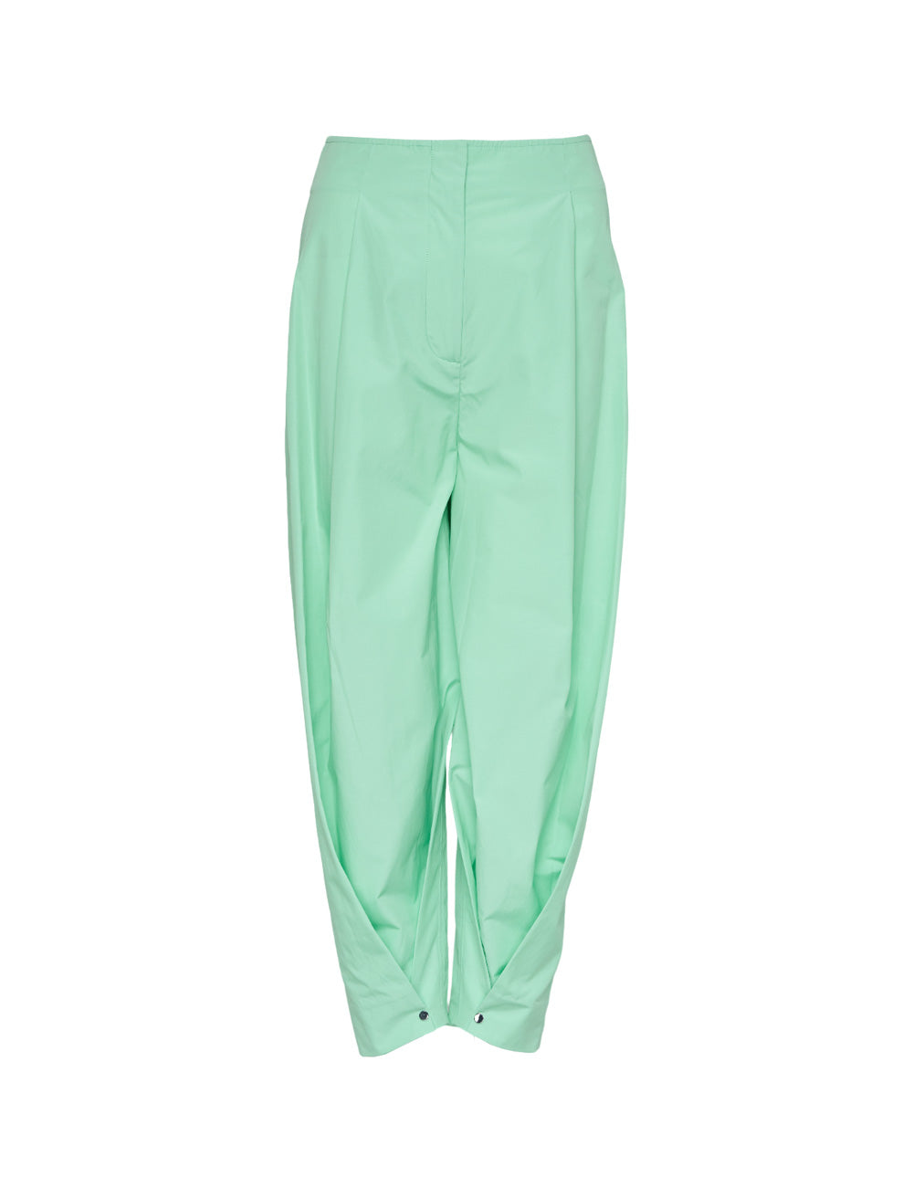 Polyester Cotton Taffeta Cropped Pants - Hardware Apple