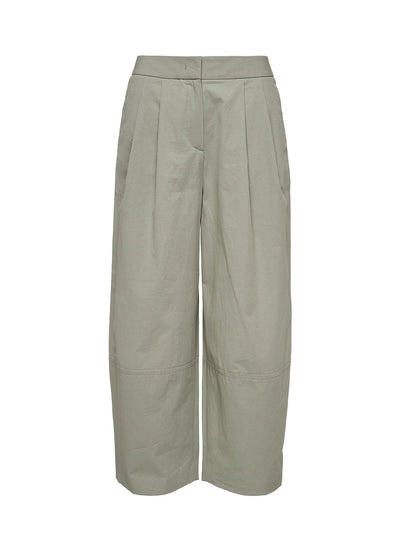 Tumbled Cotton Pants (Moss)