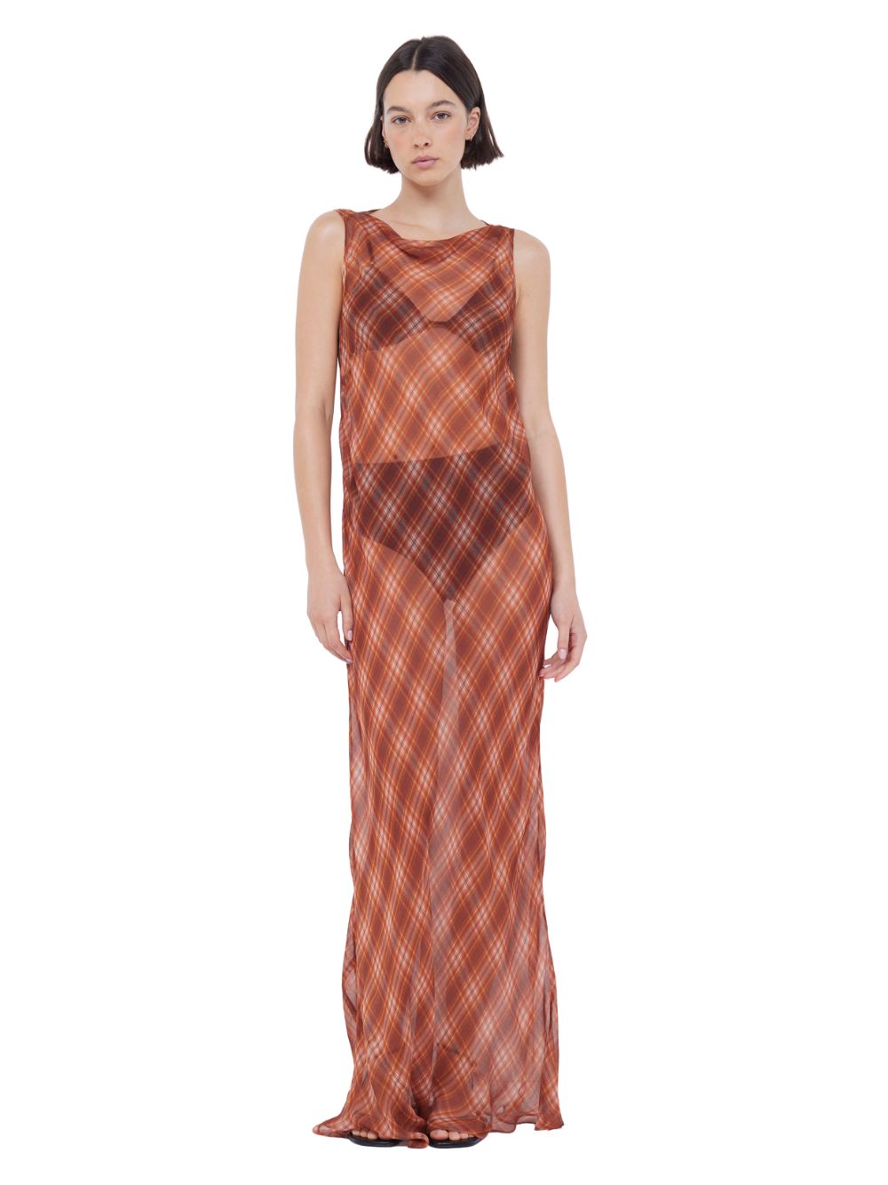 Devi Boatneck Dress Desert