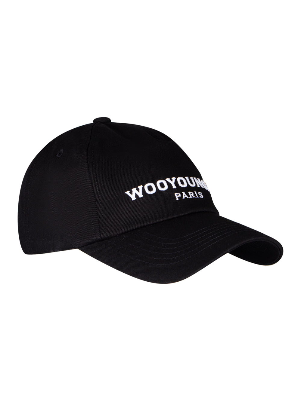 Embroidered Ball Cap Black