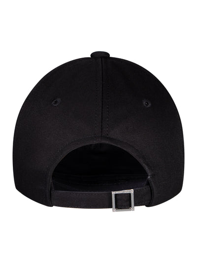 Embroidered Ball Cap Black