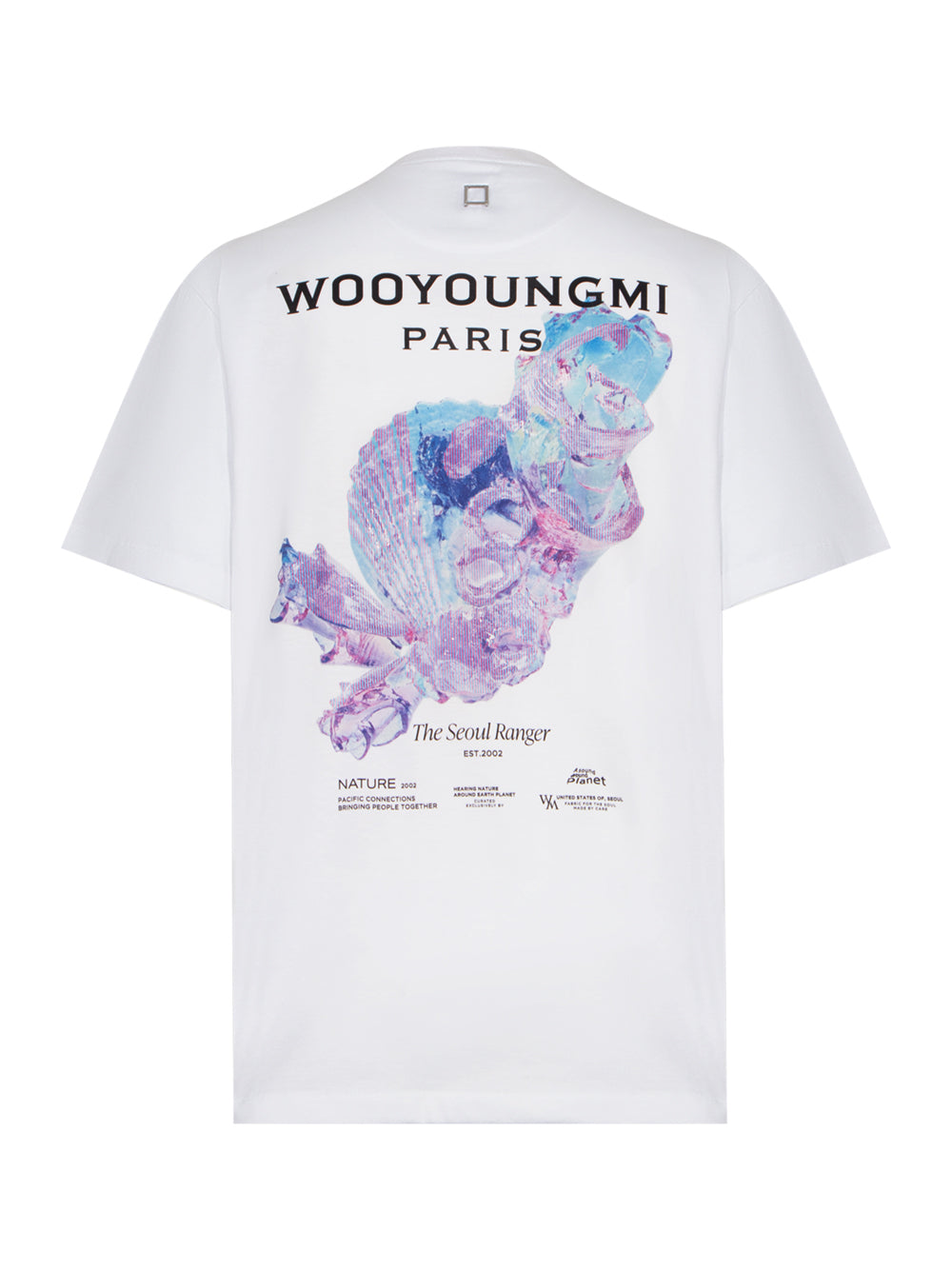 3D Coral Back Logo T-Shirt White