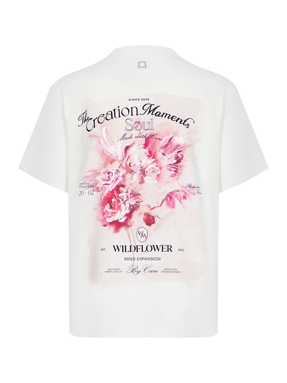 Flower Back Logo T-Shirt Ivory