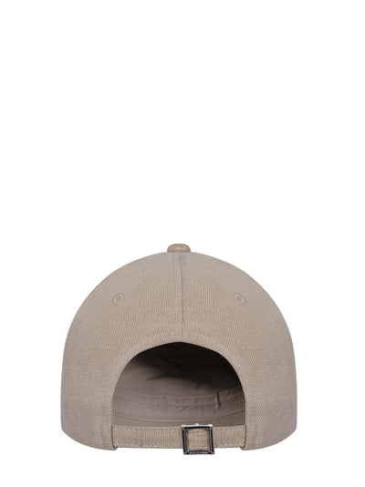 Dyed Oxford Denim Ball Cap Beige