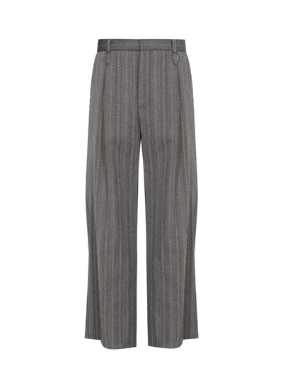 Folding Wide Pants Black
