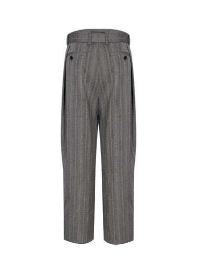 Folding Wide Pants Black