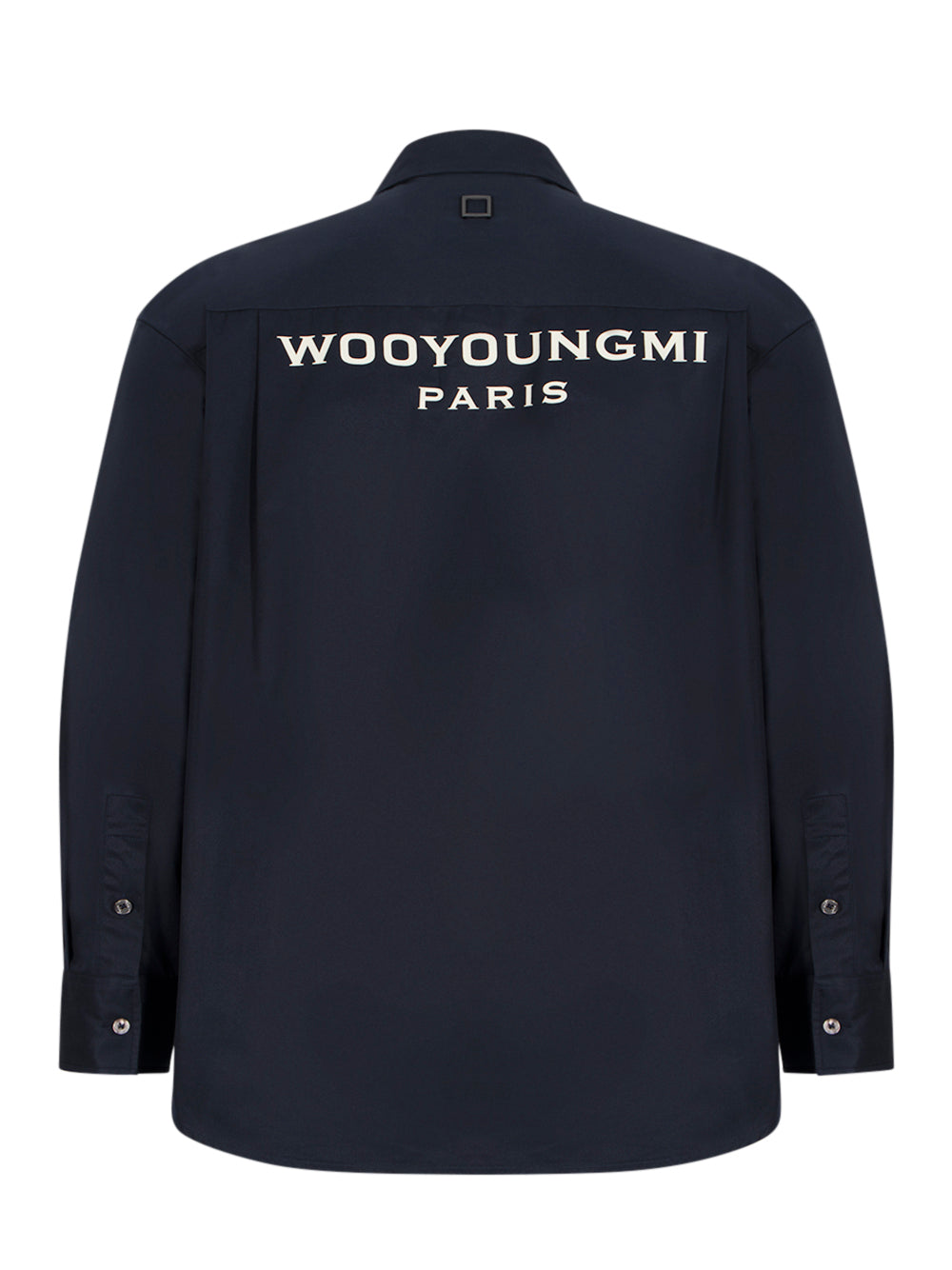 Cotton Back Logo Shirt (Navy)