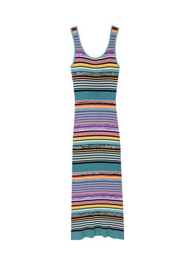 Womens Knitted Dress Multi