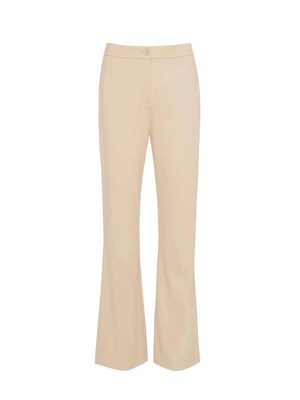 Viscose Nylon Ponte Pants Champagne