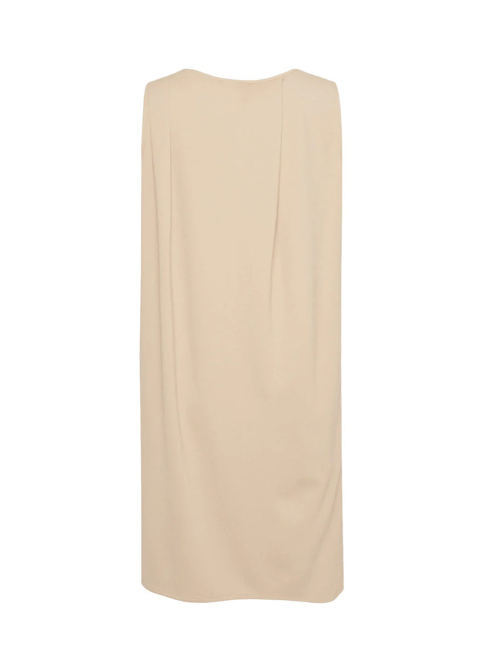 Viscose Nylon Ponte Dress Champagne