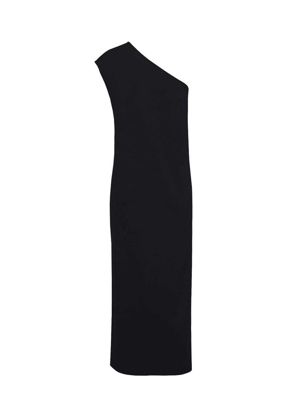 Viscose Nylon Ponte Dress Black