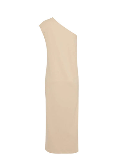 Viscose Nylon Ponte Dress Champagne