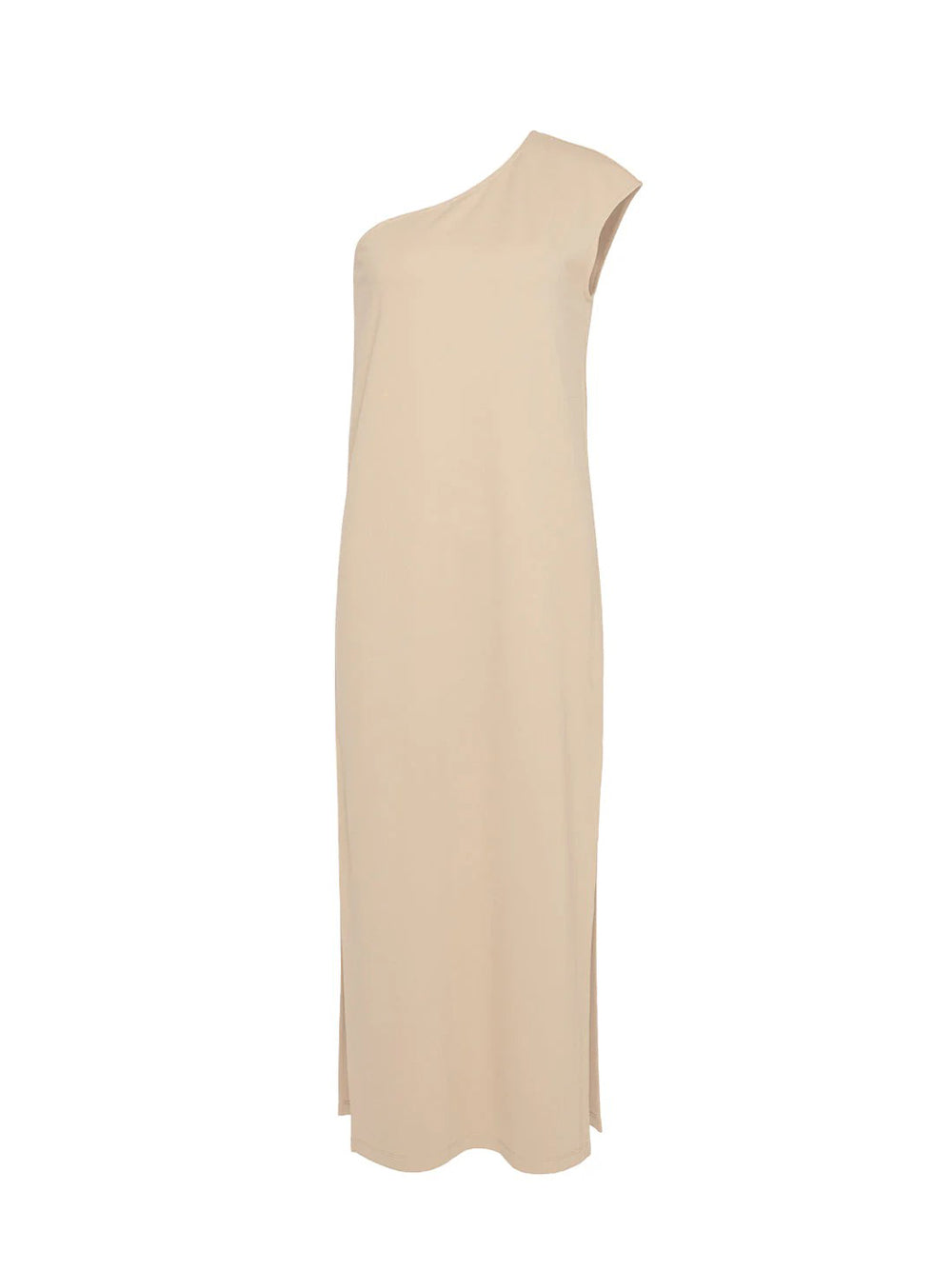 Viscose Nylon Ponte Dress Champagne