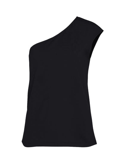 Viscose Nylon Ponte Toga Top Black