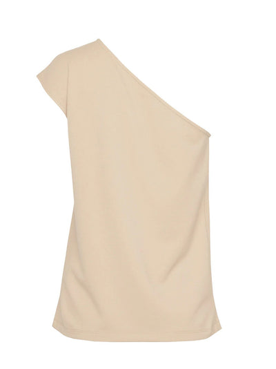 Viscose Nylon Ponte Toga Top Champagne