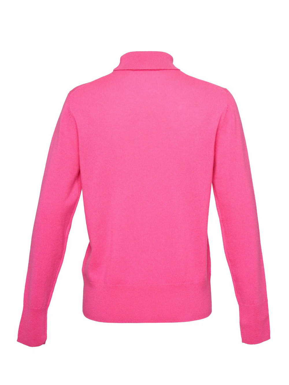 Recycled Cashmere Turtleneck Sweater Pink